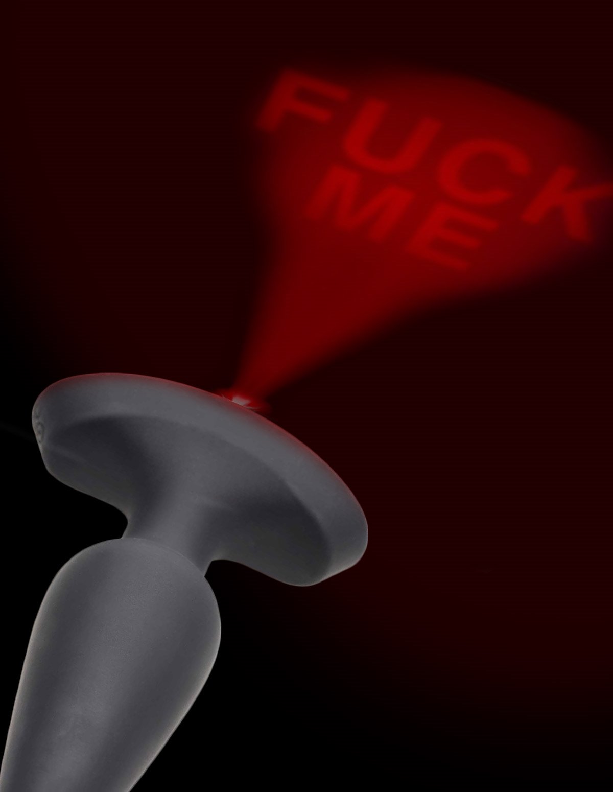 LASER FUCK ME MEDIUM ANAL PLUG WITH REMOTE - AG805-MED-03151 | Lover's Lane