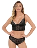 Additional BLACK view of product LUCY BRALETTE AND PANTY with color code BK