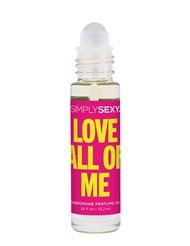Alternate back view of SIMPLY SEXY - LOVE ALL OF ME PHEROMONE ROLL-ON