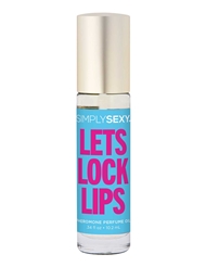 Front view of SIMPLY SEXY - LET'S LOCK LIPS PHEROMONE ROLL-ON