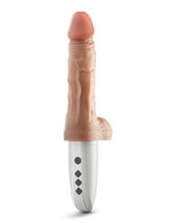 Front view of DR. SKIN - DR. HAMMER THRUSTING DILDO WITH HANDLE AND REMOTE