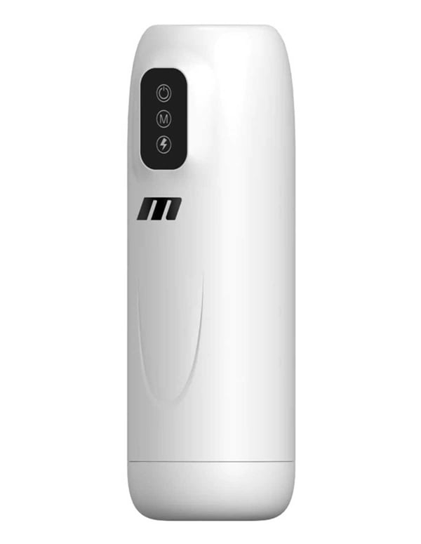 M For Men - Robo-Bator Vibrating Stroker ALT1 view Color: WH
