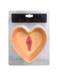 Alternate front view of LOVE YOUR PUSSY - VAGINA CANDY DISH