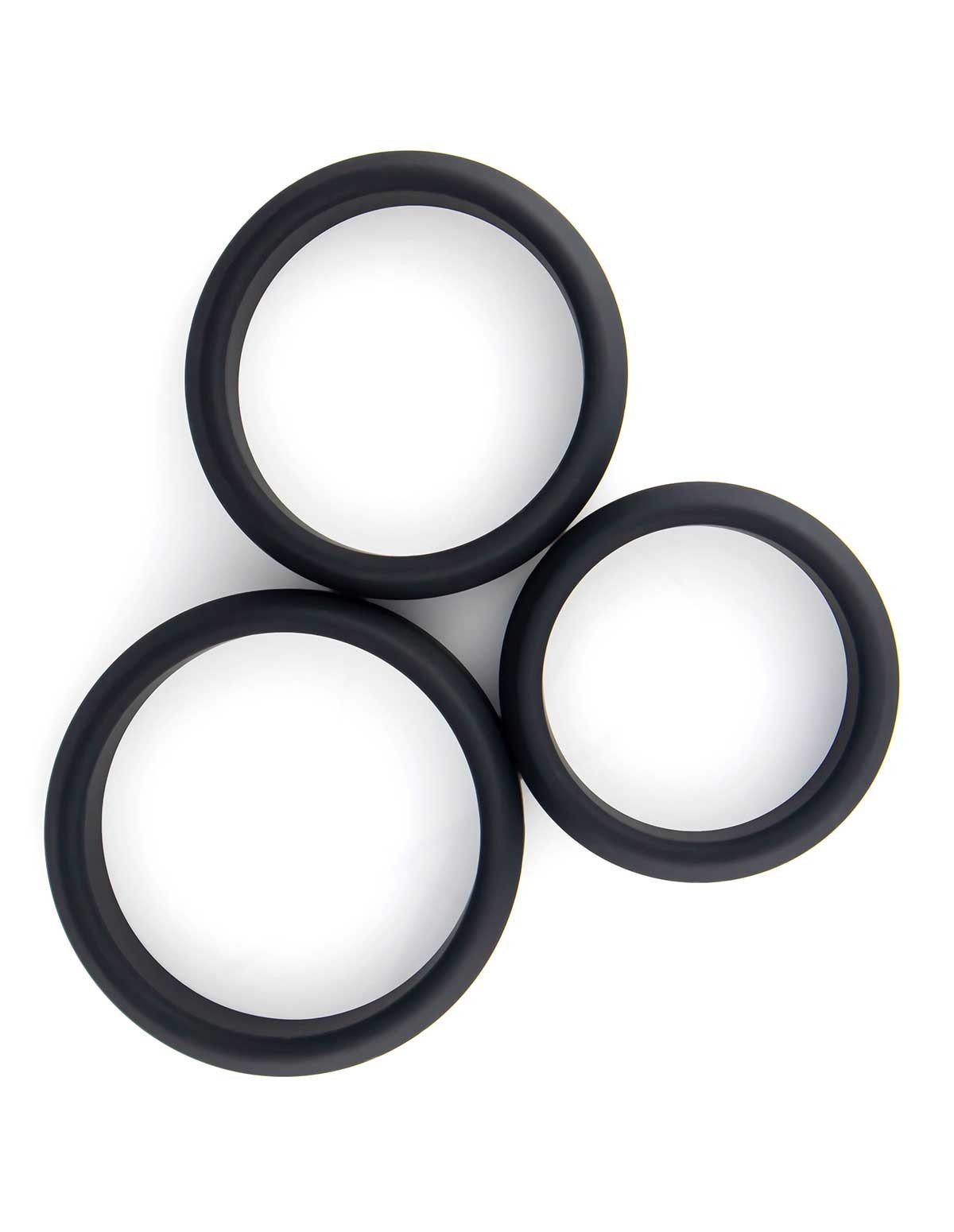 alternate image for Stay Stiff - Large 3Pc Cock Ring Set