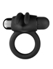Additional BLACK view of product STARRY NIGHTS - TICKLING RABBIT COCK RING with color code BK