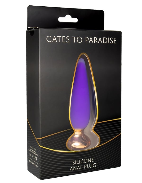 Gates To Paradise - Silicone Anal Plug ALT5 view Color: PR