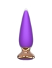Additional PURPLE view of product GATES TO PARADISE - SILICONE ANAL PLUG with color code PR