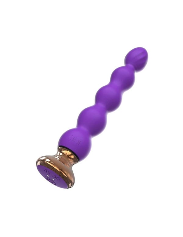 Gates To Paradise - Silicone Beaded Anal Probe ALT2 view Color: PR