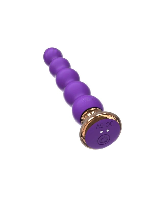 Gates To Paradise - Silicone Beaded Anal Probe ALT3 view Color: PR