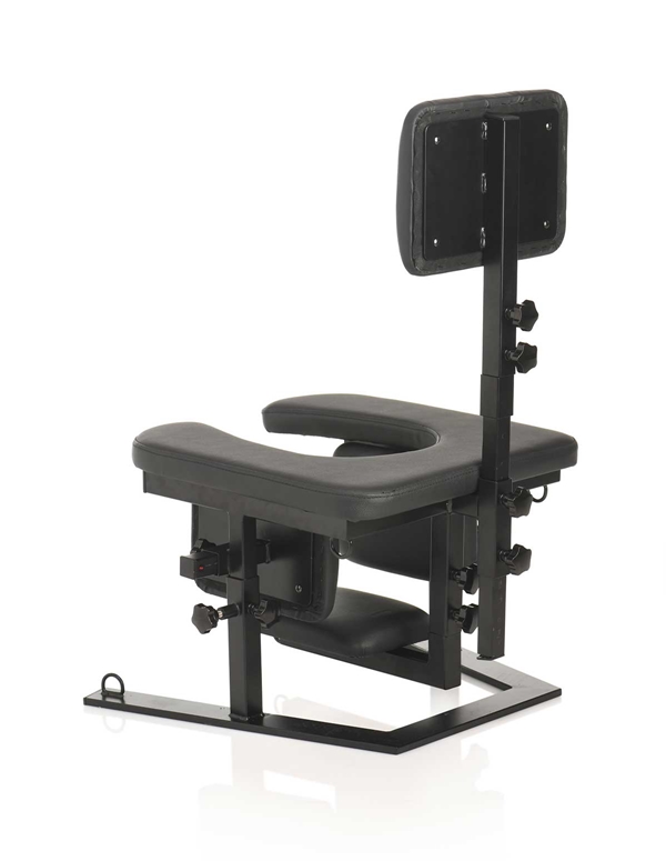 Master Series - Pleasure Throne Queening Chair ALT4 view Color: BK