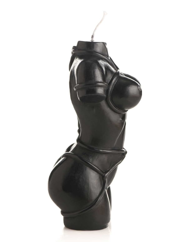Master Series - Bound Goddess Drip Candle ALT2 view Color: BK