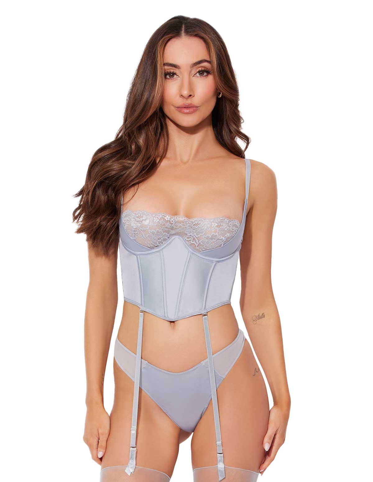 alternate image for SIENNA 2PC BUSTIER AND PANTY SET