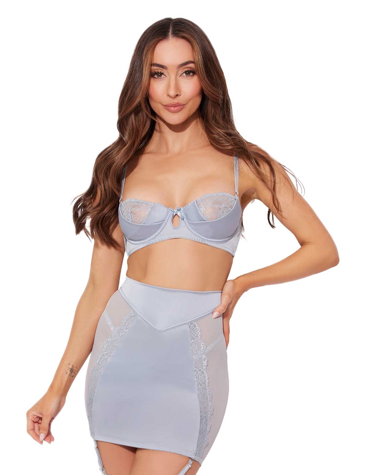 alternate image for SIENNA 3PC BRA AND SKIRT SET