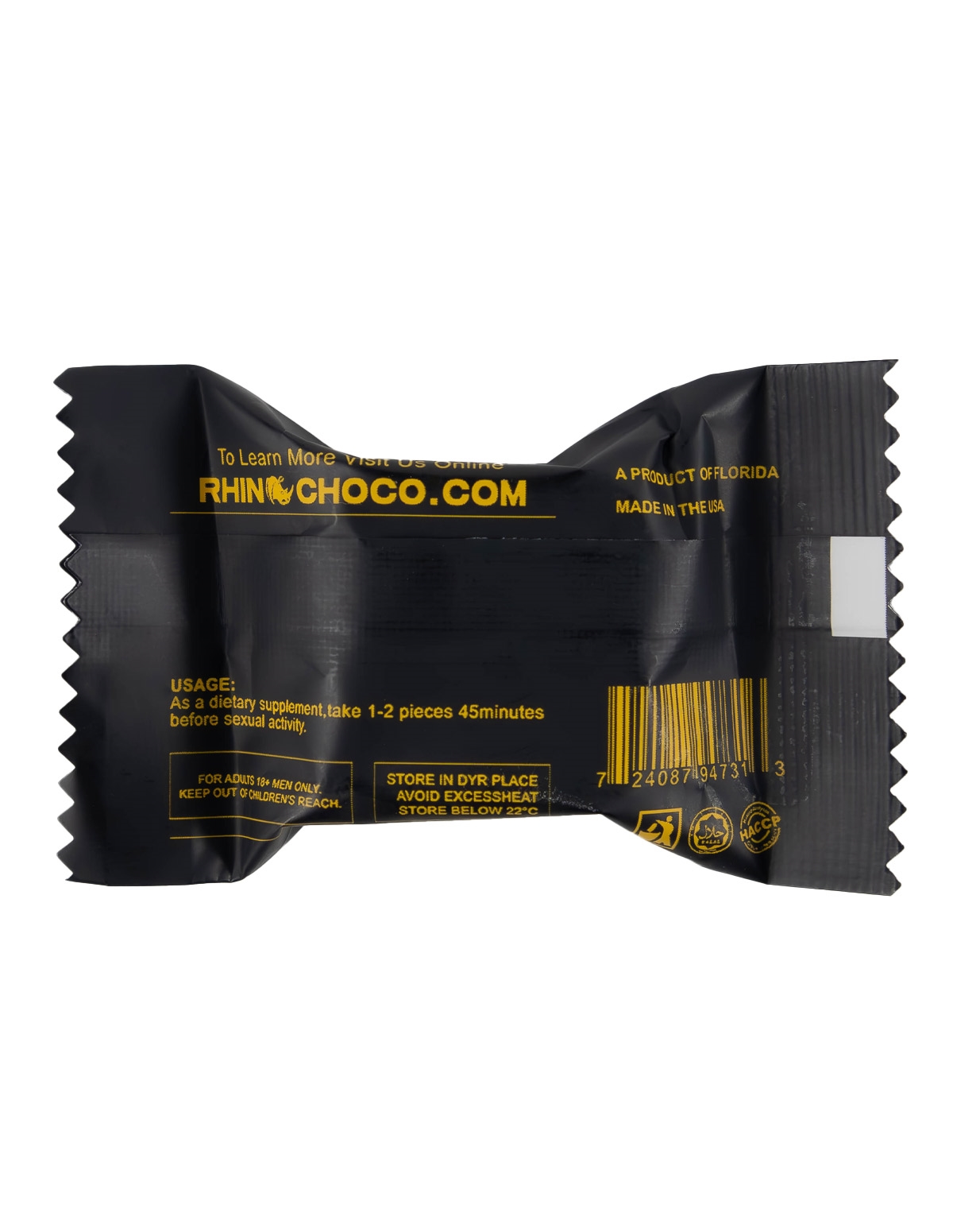 Rhino Choco Sexual Enhancement Chocolate For Men OMSRHICHO