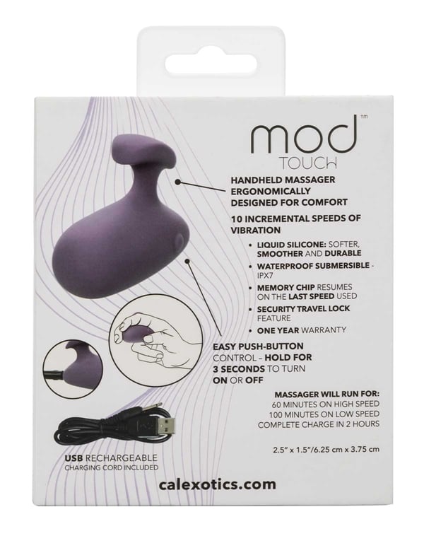 Mod - Touch Handheld Vibrator ALT8 view Color: PR