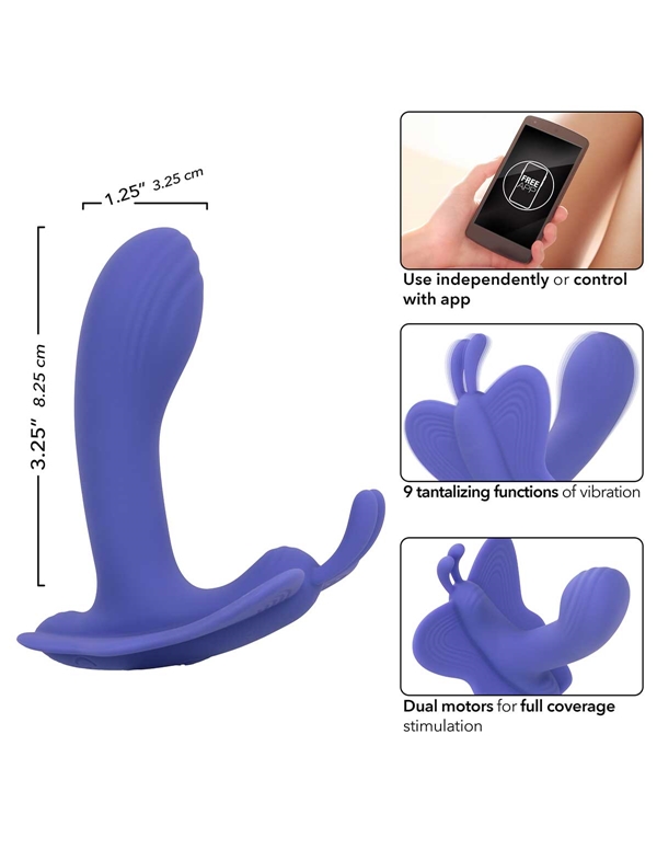 Connect - Venus Butterfly Vibrator ALT5 view Color: PR