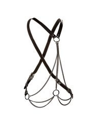 Front view of EUPHORIA - PLUS SIZE MULTI CHAIN HARNESS
