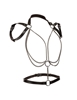 Additional BLACK view of product EUPHORIA - MULTI CHAIN HALTER with color code BK