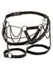Additional BLACK view of product EUPHORIA - THIGH HARNESS WITH CHAINS with color code BK