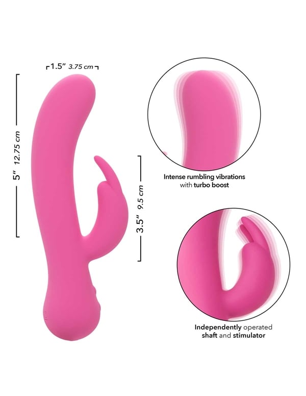 First Time - Rechargeable Bunny Vibrator ALT6 view Color: PK