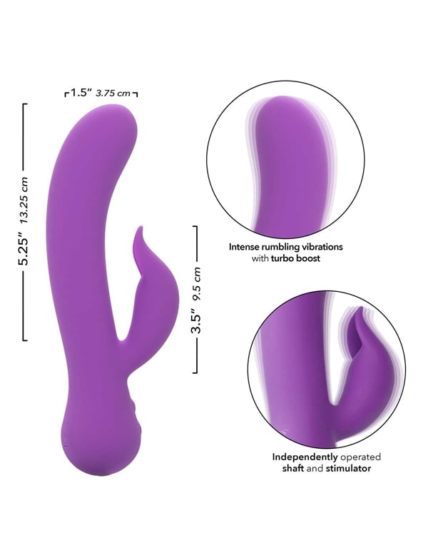First Time - Rechargeable Pleaser Dual Stimulator ALT6 view Color: PR