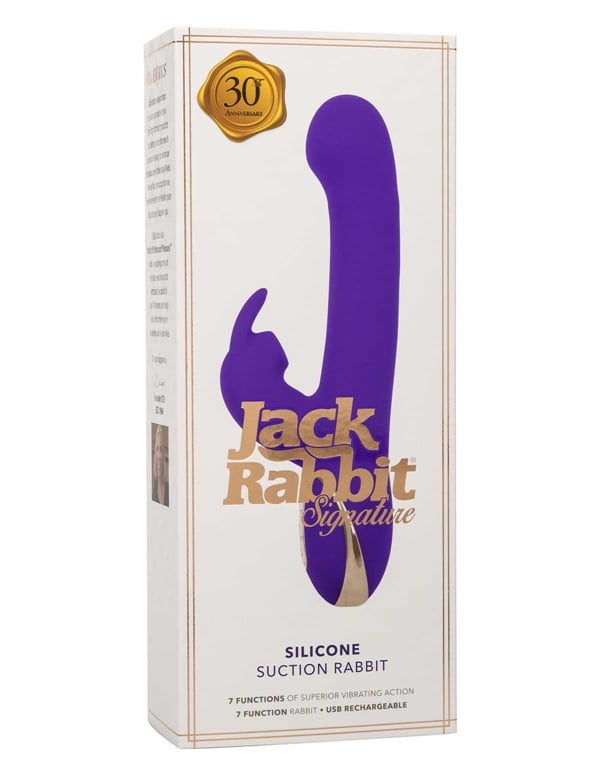 Jack Rabbit Signature - Silicone Suction Rabbit ALT7 view Color: PR
