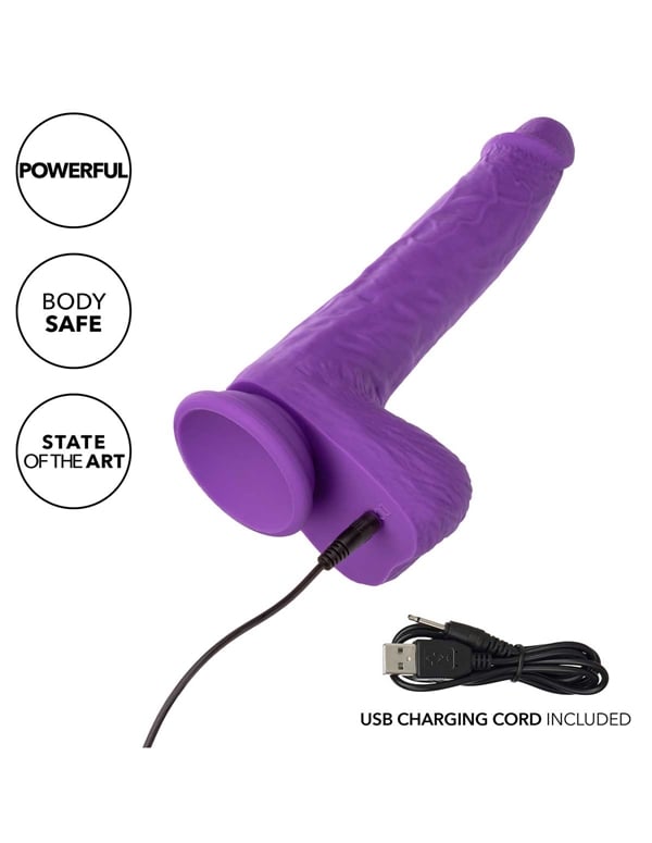 Studs - Rechargeable Gyrating And Thrusting Dildo ALT4 view Color: PR