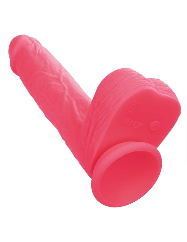 Studs - Rechargeable Rumbling And Thrusting Dildo ALT2 view Color: PK