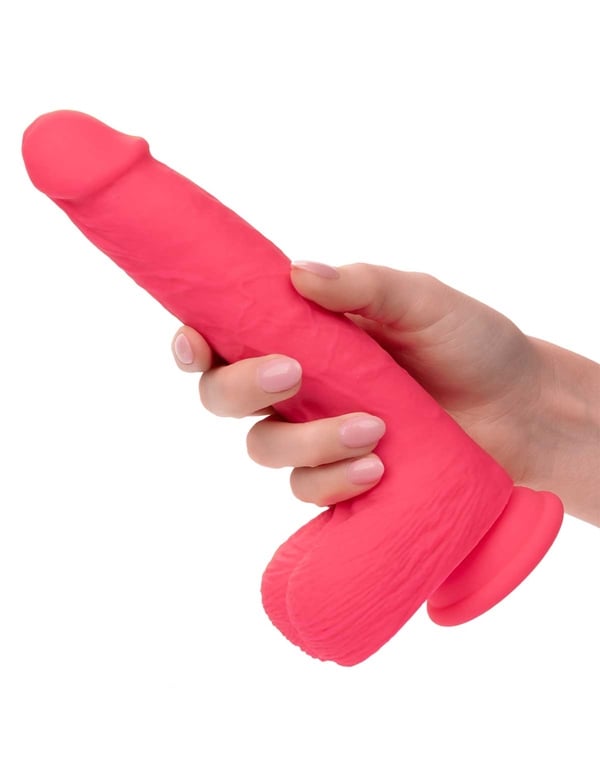 Studs - Rechargeable Rumbling And Thrusting Dildo ALT3 view Color: PK