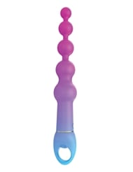 Alternate front view of HAPPY LOVE - OVER THE MOON VIBRATING ANAL BEADS