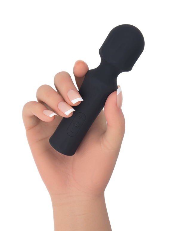 Starry Nights - Mini Wand Massager ALT3 view Color: BK