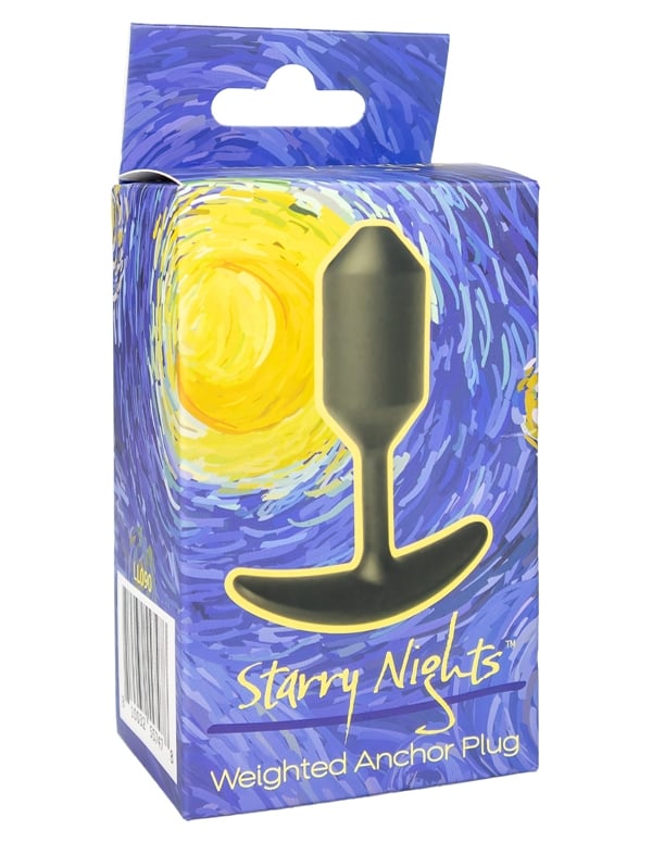 Starry Nights - Weighted Anchor Plug ALT3 view Color: BK