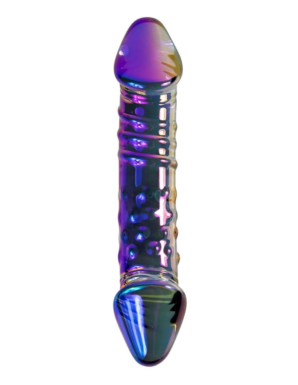 Glassy - Elysian Double Ended Dildo ALT1 view Color: DIB