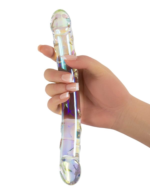 Glassy - Celestial Glass Dildo ALT2 view Color: IDT