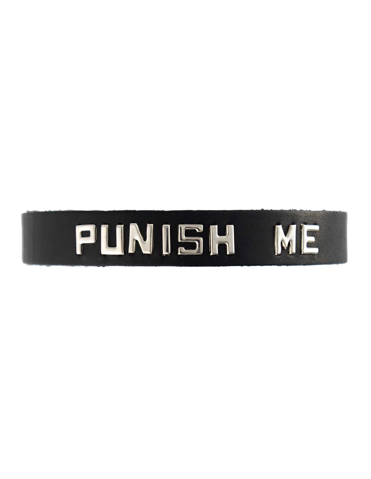 alternate image for Black Leather Collar - Punish Me