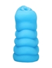 Additional BLUE view of product BLUE BABES - GLOW-IN-THE-DARK PUSSY STROKER with color code BL