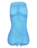 Additional BLUE view of product BLUE BABES - GLOW-IN-THE-DARK PUSSY STROKER WITH TITTIES with color code BL
