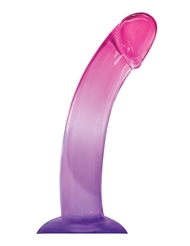 Alternate front view of SHADES - 8.25 PURPLE PINK DILDO