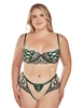 Additional GREEN view of product NEVER LEAF YOU BRA AND PANTY SET with color code GR