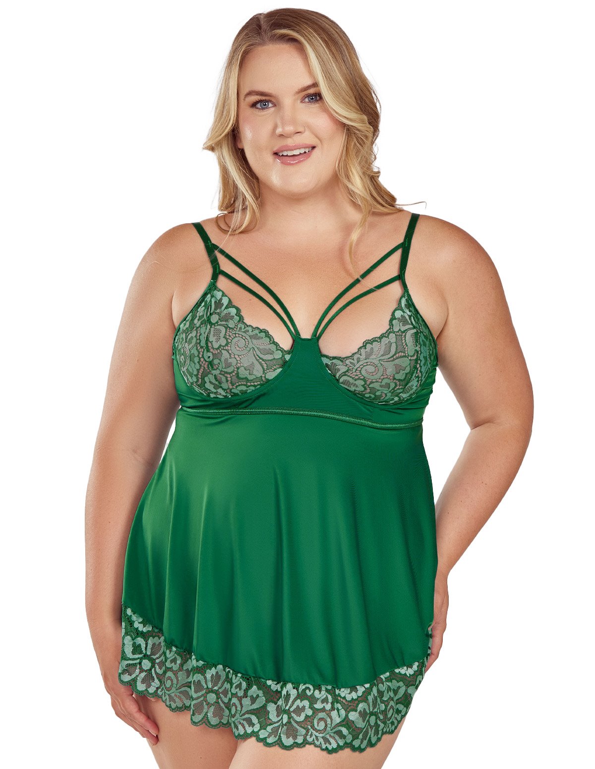 alternate image for Primrose Plus Size Babydoll