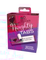 Alternate front view of NAUGHTY TABS - 50 SEXY ACTIVITIES