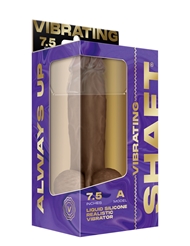 SHAFT VIBRATING MODEL A 7.5" INCH SILICONE DONG - SH-818-37-03229 | Lover's  Lane