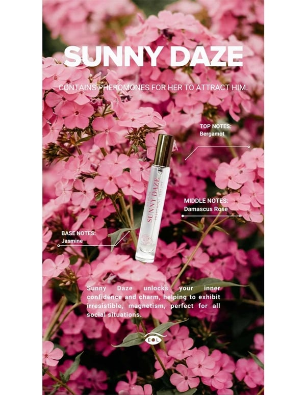 Love In Bloom - Sunny Daze Female Sativa 10Ml Pheromone Perfume ALT1 view Color: NC