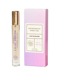 Front view of LOVE IN BLOOM - LILAC DREAM FEMALE INDICA 10ML PHEROMONE PERFUME