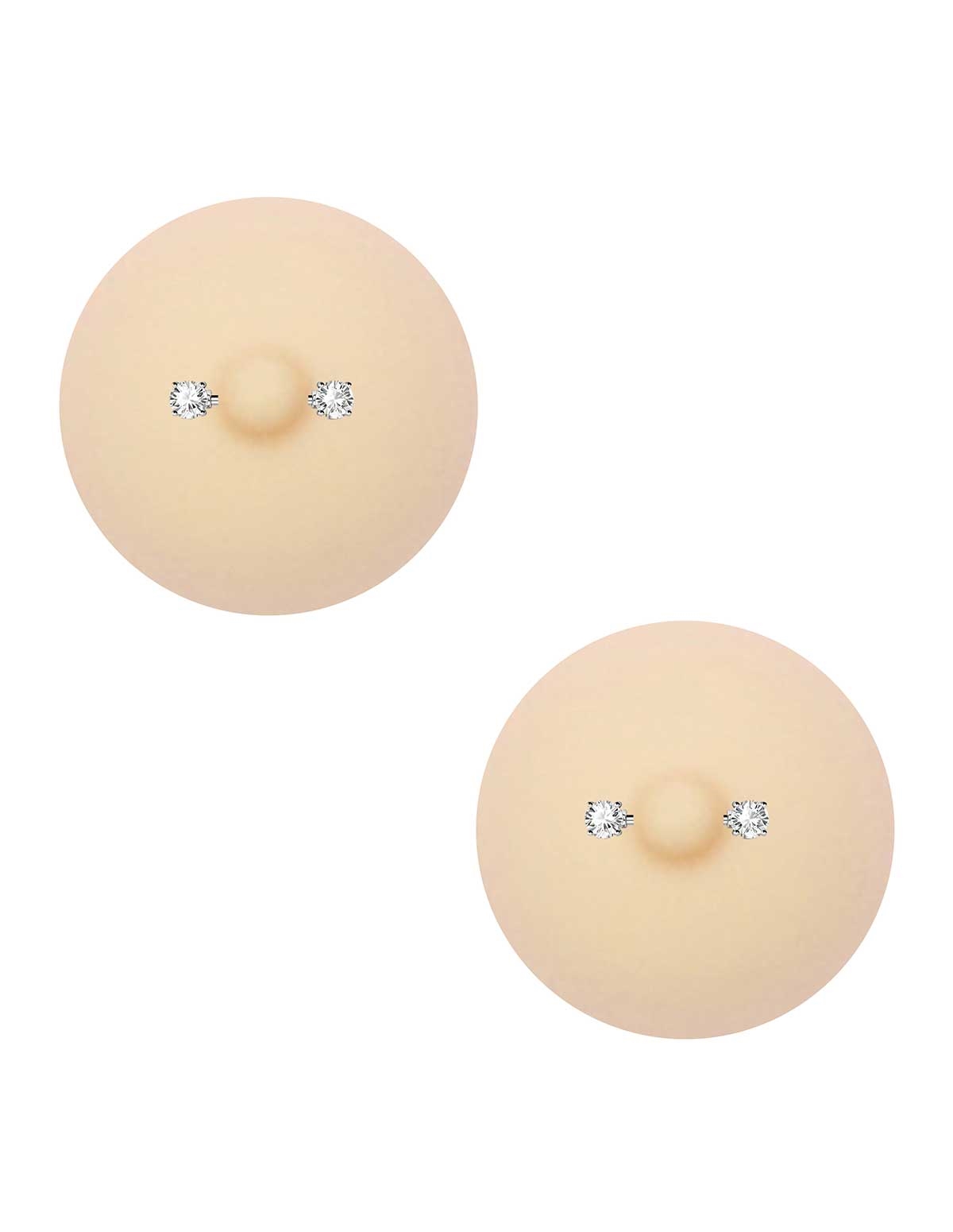 alternate image for Nunip Peek-A-Boo Silicone Piercing Pasties