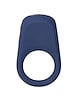 Additional BLUE view of product AMBIANCE - VIBRATING SILICONE COCK RING with color code BL