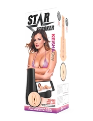 Front view of STAR STROKER - KEISHA GREY PUSSY STROKER