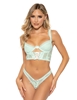 Additional MINT view of product DITSY LACE LONG LINE BRA AND PANTY SET with color code MT