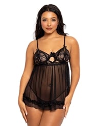 Front view of HOLLYHOCK BABYDOLL