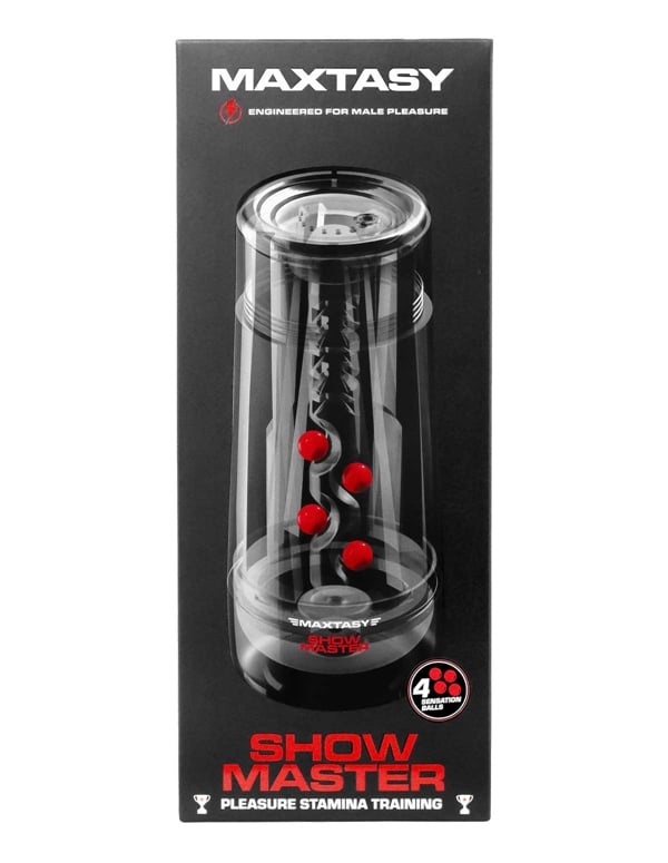 Maxtasy Show Master - Clear Viewable Stroker ALT2 view Color: CL